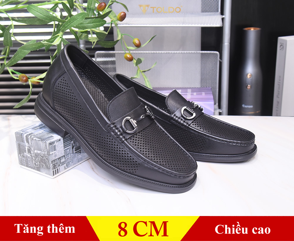 Giày cao nam 8cm đục lỗ thoáng khí 4